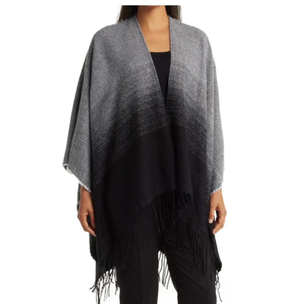 NWT Modena Ombrè Ruana Shawl Wrap